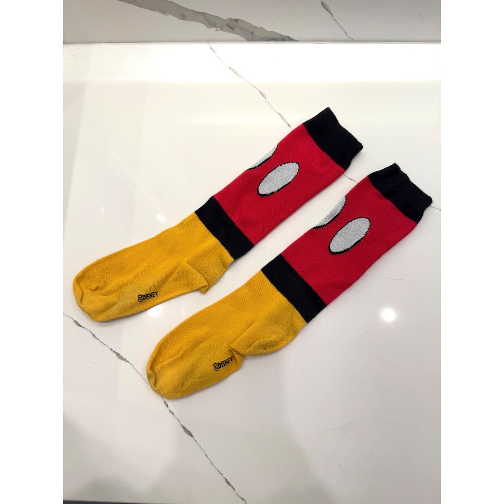 FREE w/ PURCHASE Disney Mickey Mouse Character Crew Socks Costume Style